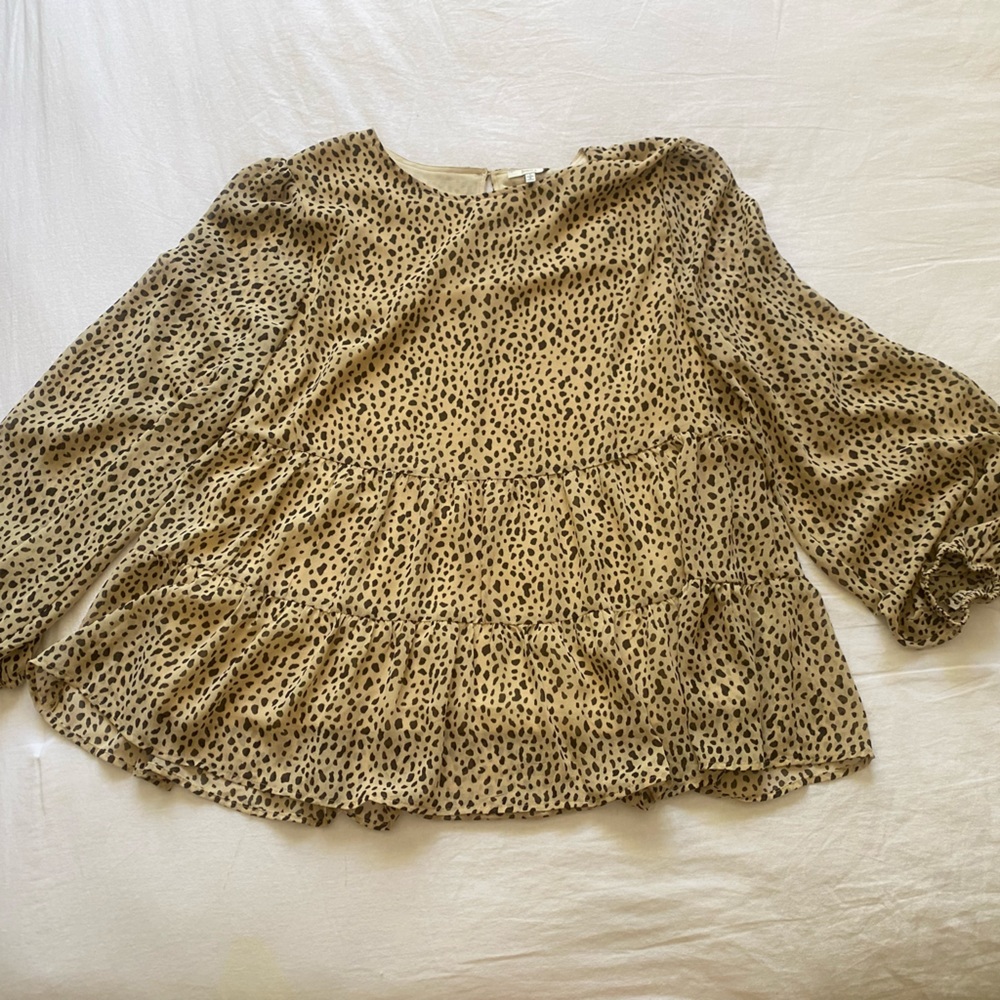 Leopard Print Blouse